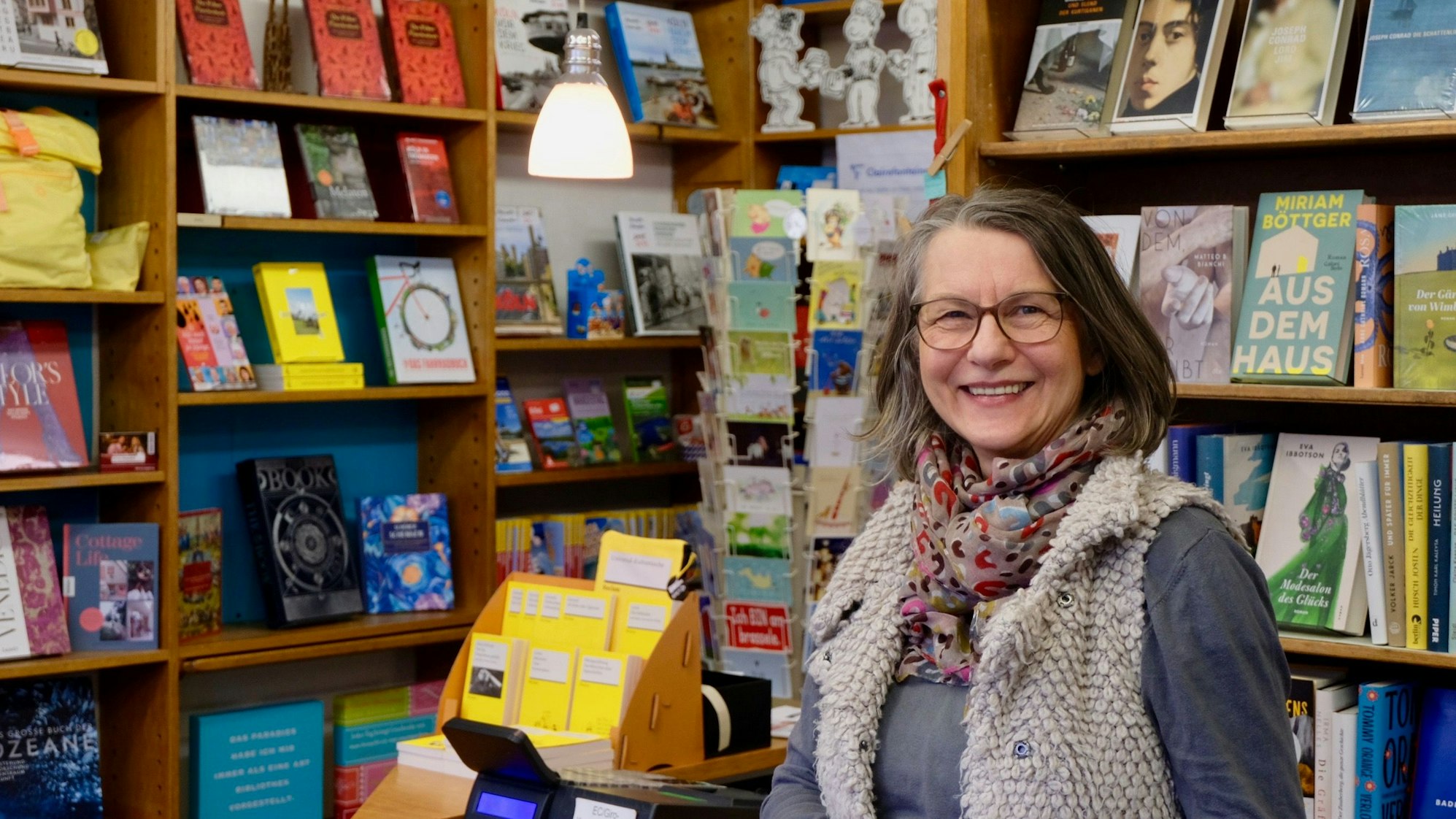 Susanne Weiß-Margis ist die Inhaberin der Klarenbach-Buchhandlung.
