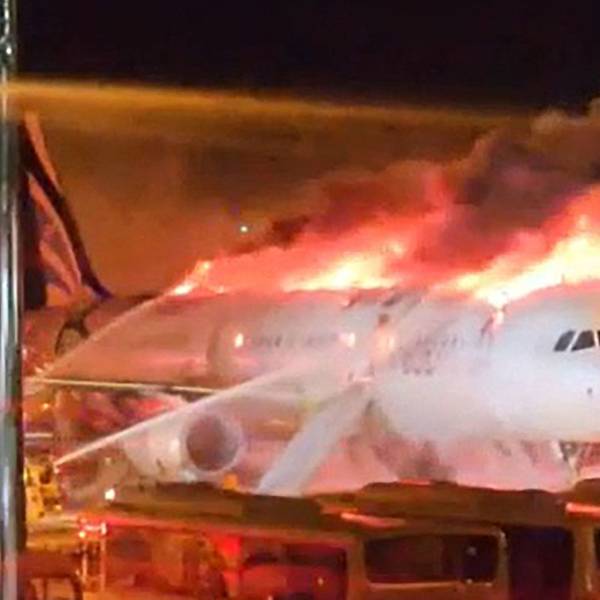 Am Dienstag (28. Januar) ist in Busan ein Airbus A321-200 in Brand geraten.