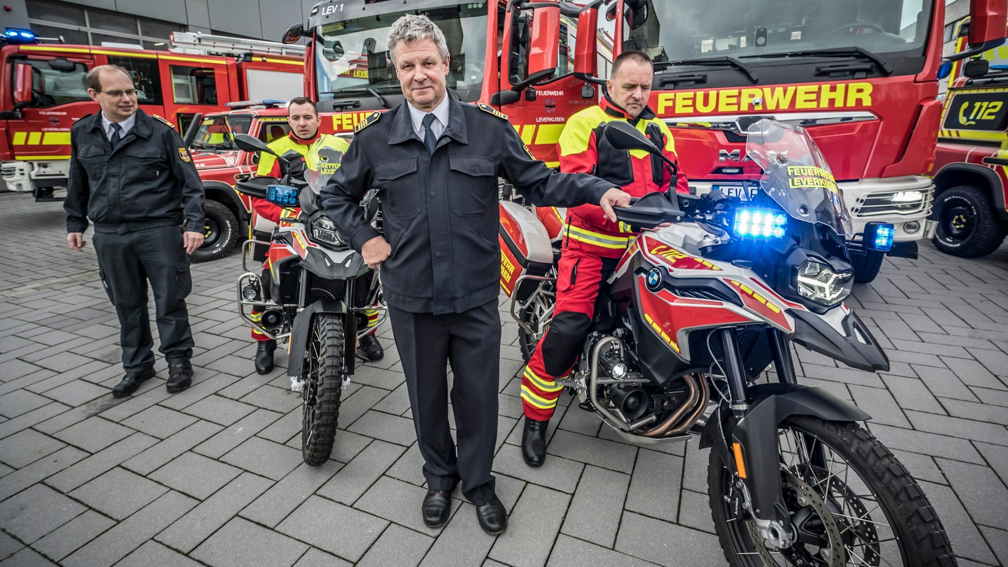 Hermann Greven hat am Freitag, 31. Januar 2025, seinen letzten Arbeitstag, nach insgesamt 31 Jahren bei der Feuerwehr Leverkusen.