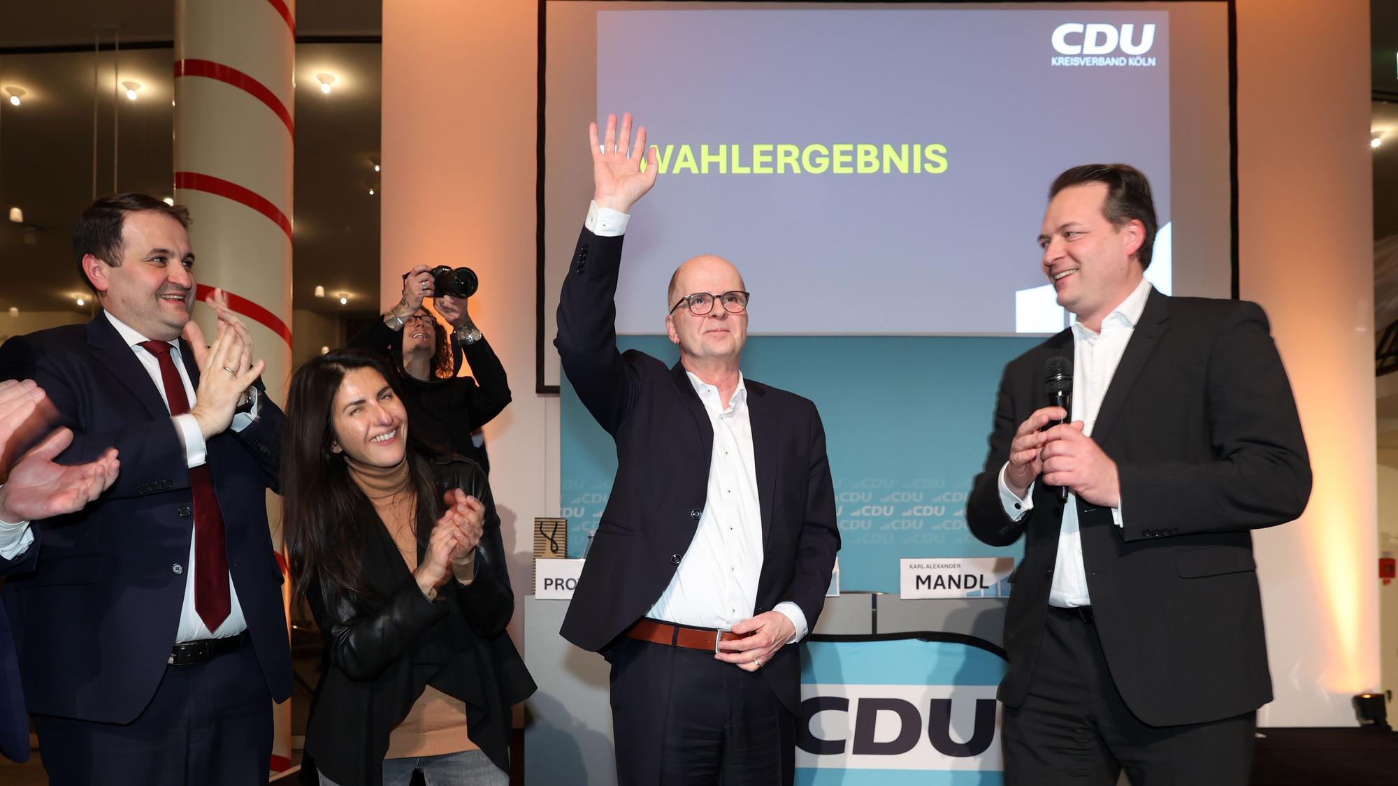 27. Januar 2025 Köln: Die CDU Köln wählt bei einer Mitgliederversammlung ihren Kandidaten für die Oberbürgermeisterwahl, Markus Greitemann.