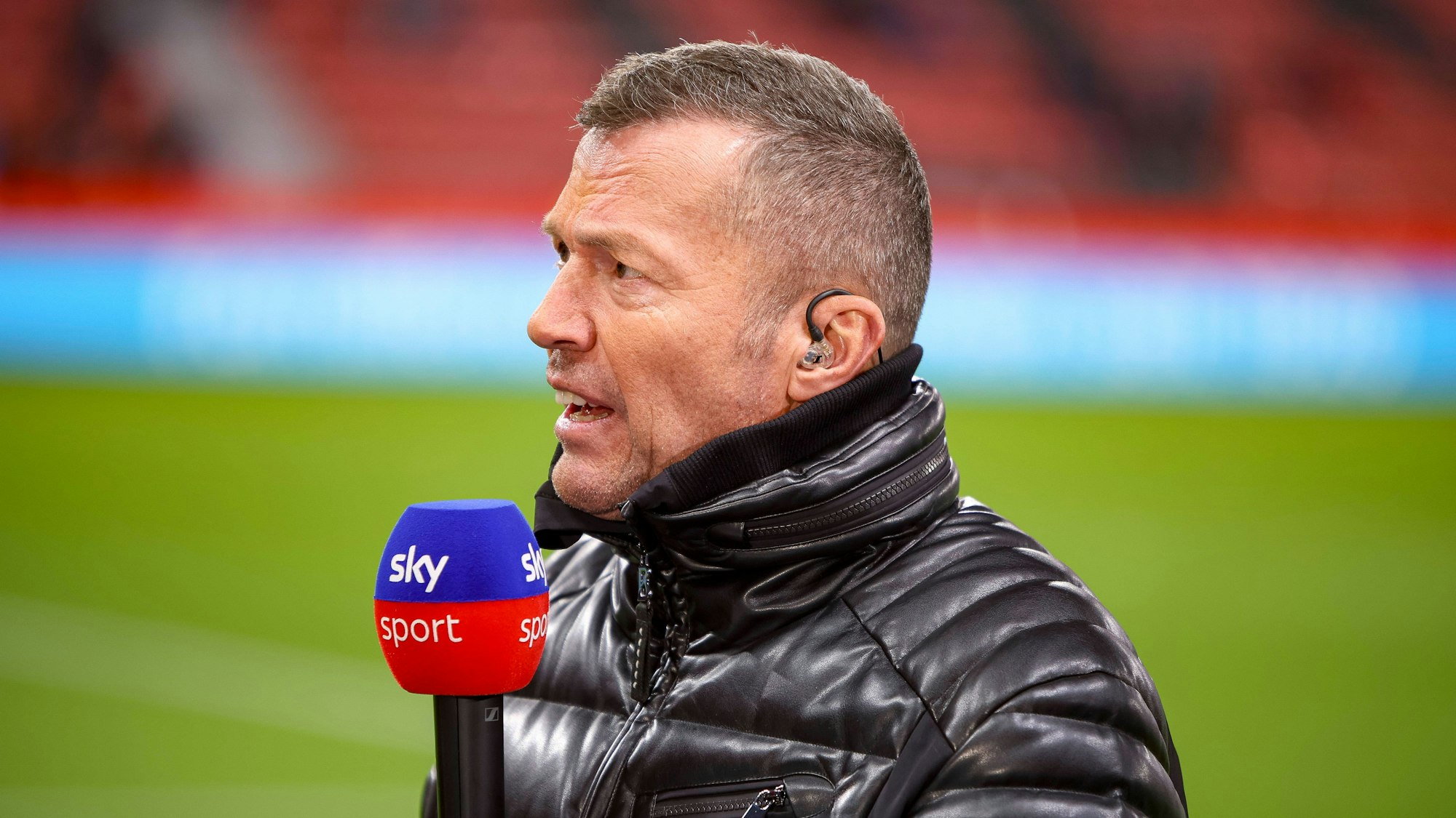 Lothar Matthäus im TV-Interview.