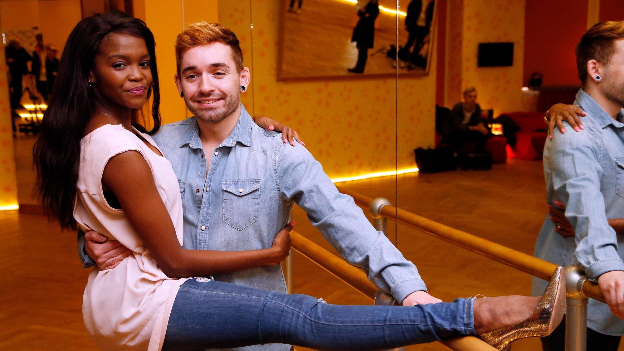 Daniel Küblböck, hier mit seiner Tanzpartnerin Otilie Mabuse bei den Proben, feierte Erfolge als Entertainer und Unternehmer.