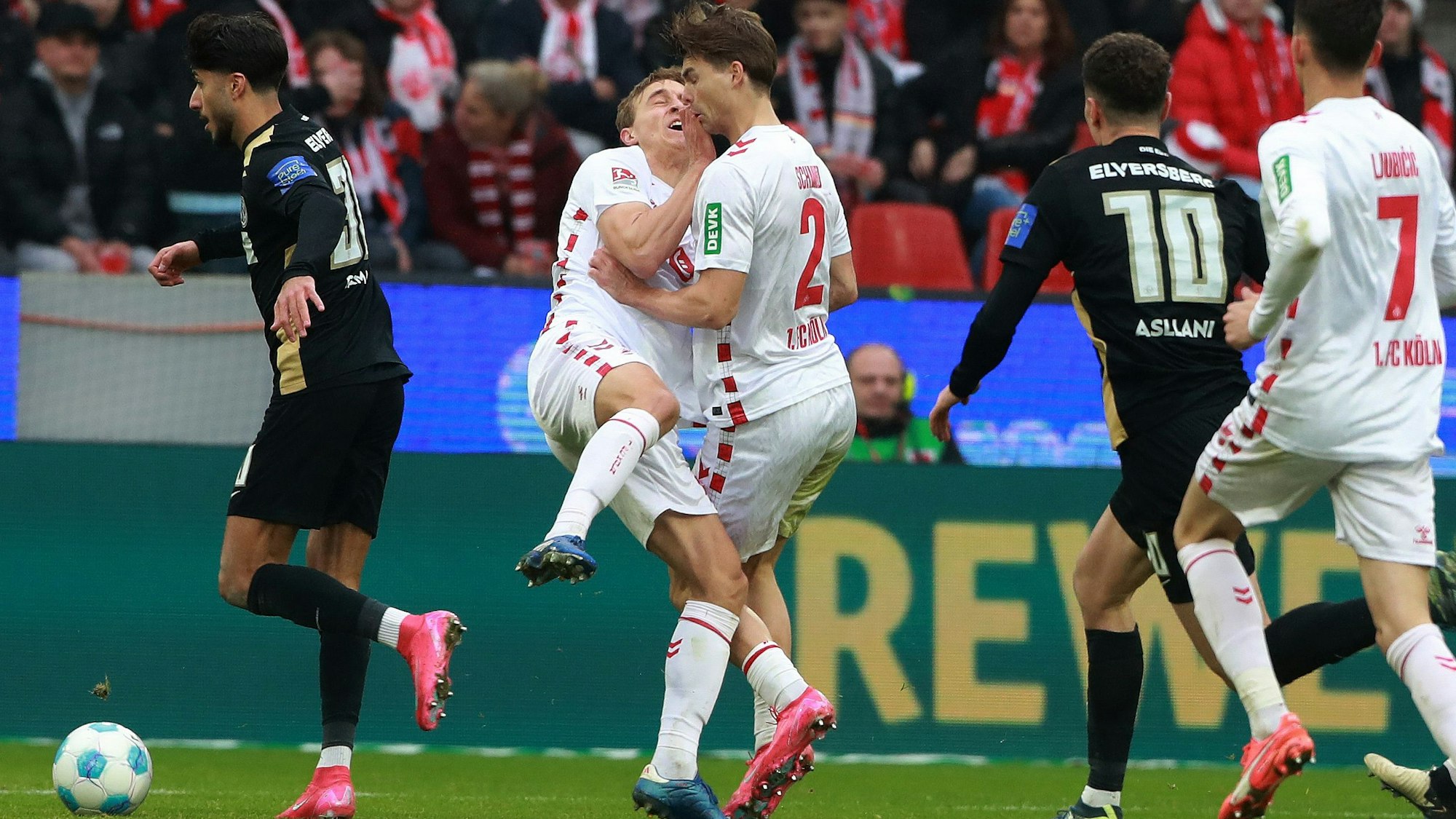 Der Zusammenprall mit Timo Hübers in der teil chaotischen zweiten Halbzeit war schnell vergessen.