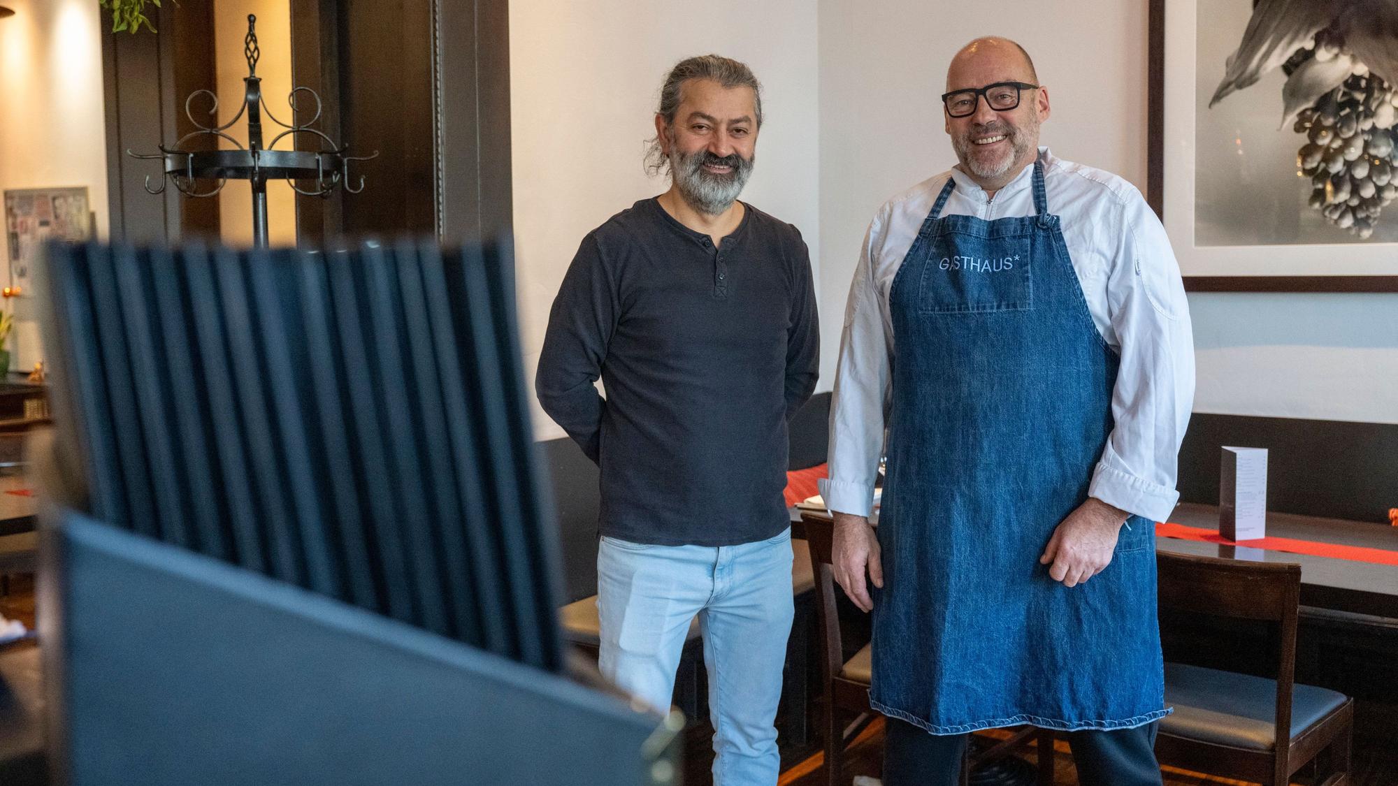 Ramazan Palanli und Bernd Stollenwerk leiten das Restaurant „Herr Stollenwerk“ in Ehrenfeld.