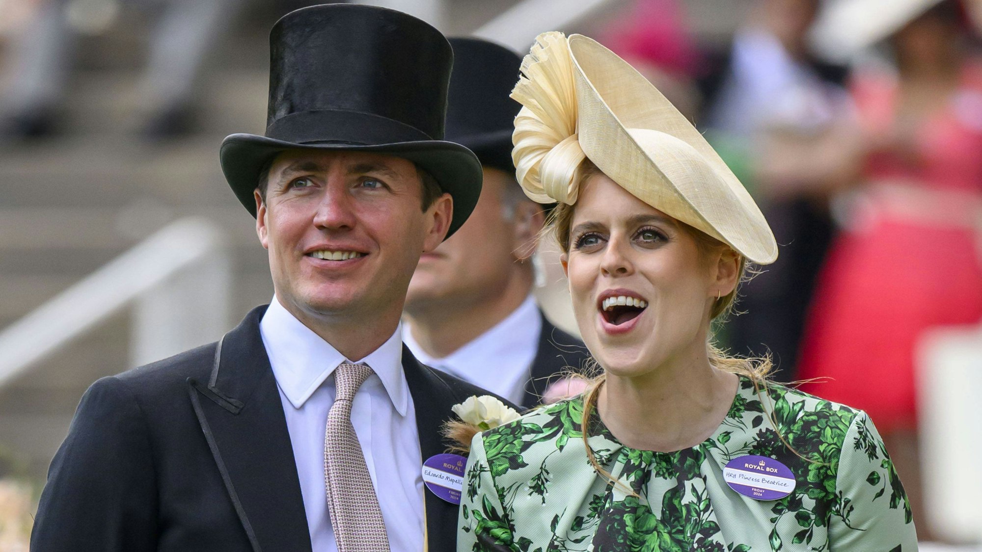 Edoardo Mapelli Mozzi und Prinzessin Beatrice beim Royal Ascot.