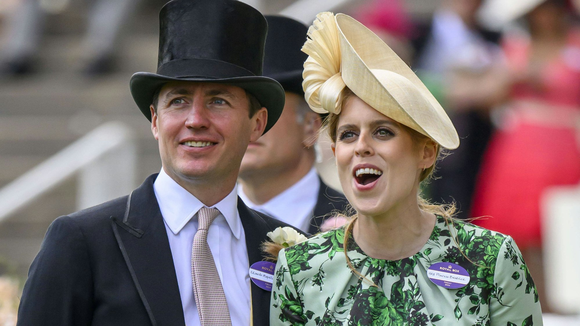 Edoardo Mapelli Mozzi und Prinzessin Beatrice beim Royal Ascot.