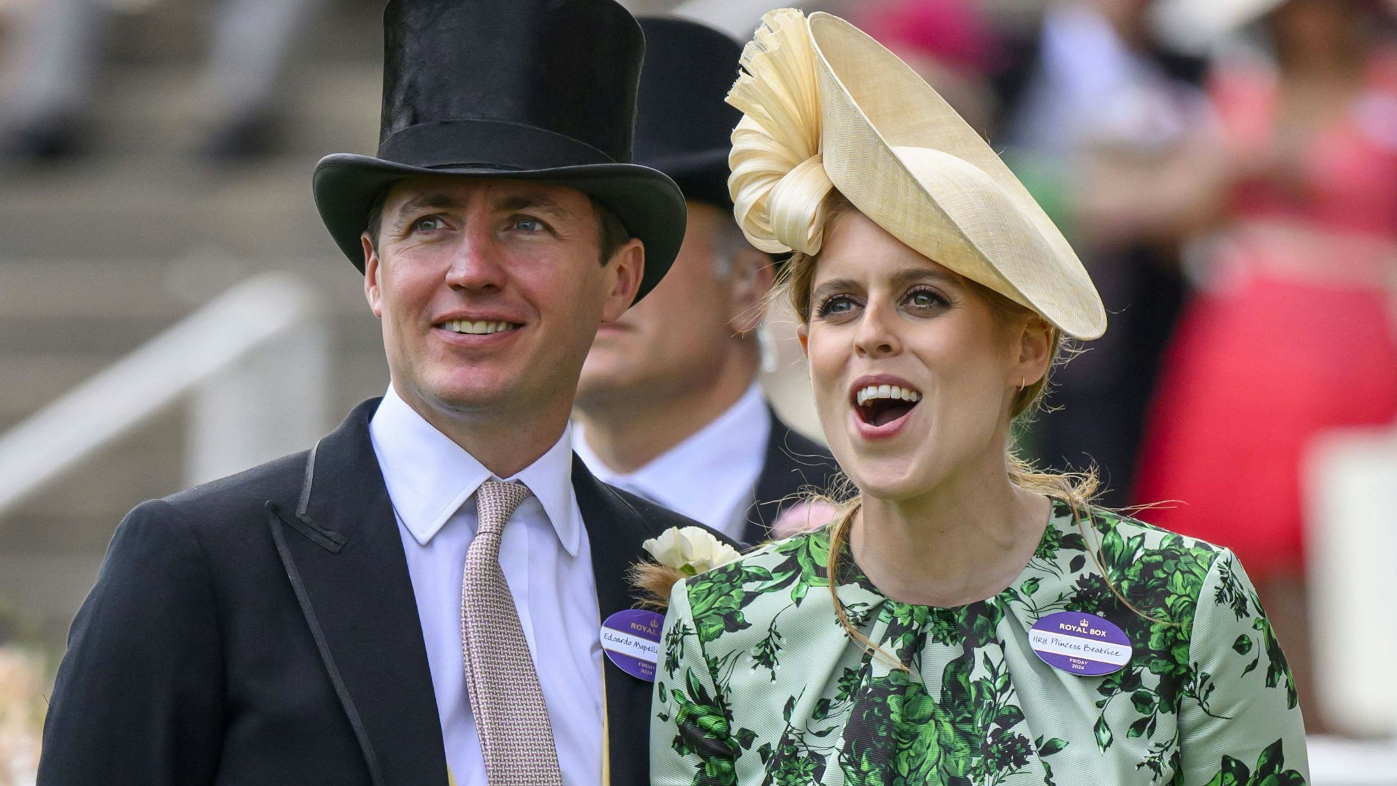 Edoardo Mapelli Mozzi und Prinzessin Beatrice beim Royal Ascot.