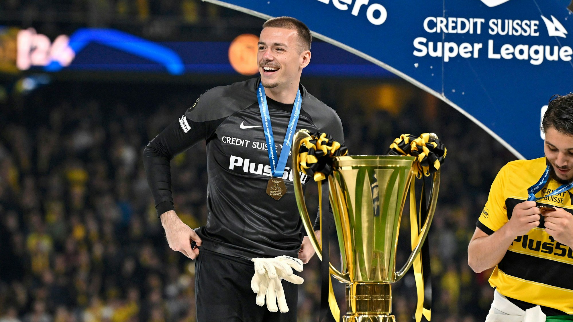 Anthony Racioppi gewann mit den Young Boys Bern zweimal die Schweizer Meisterschaft.