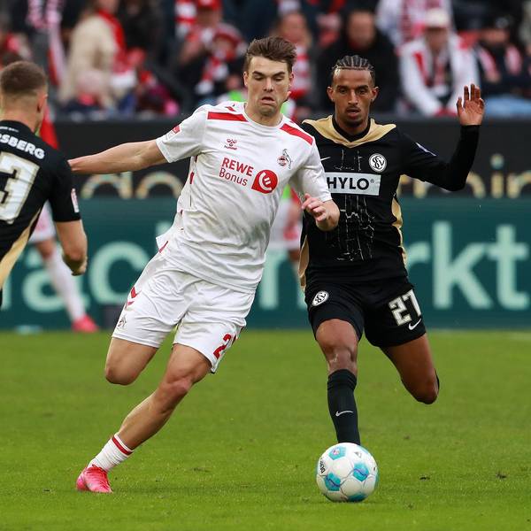 Joel Schmied erlebte ein nicht einfaches, aber letztlich erfolgreiches Debüt mit dem 1. FC Köln.