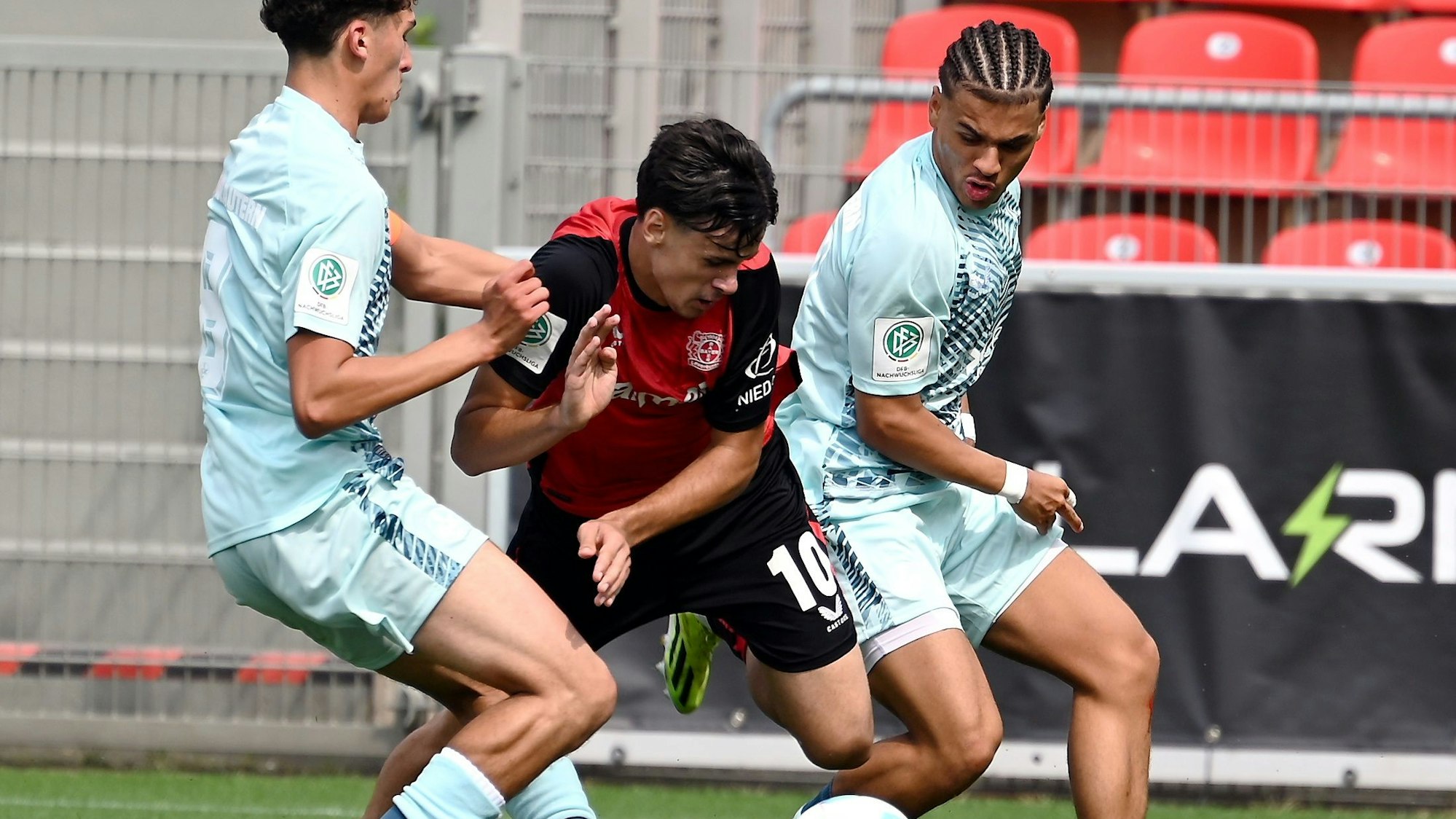 18.08.2024, Fussball A-Jug Bayer 04 - Kaiserslautern
mitte: Kerim-Sam Alajbegovic (Bayer)
Foto: Uli Herhaus