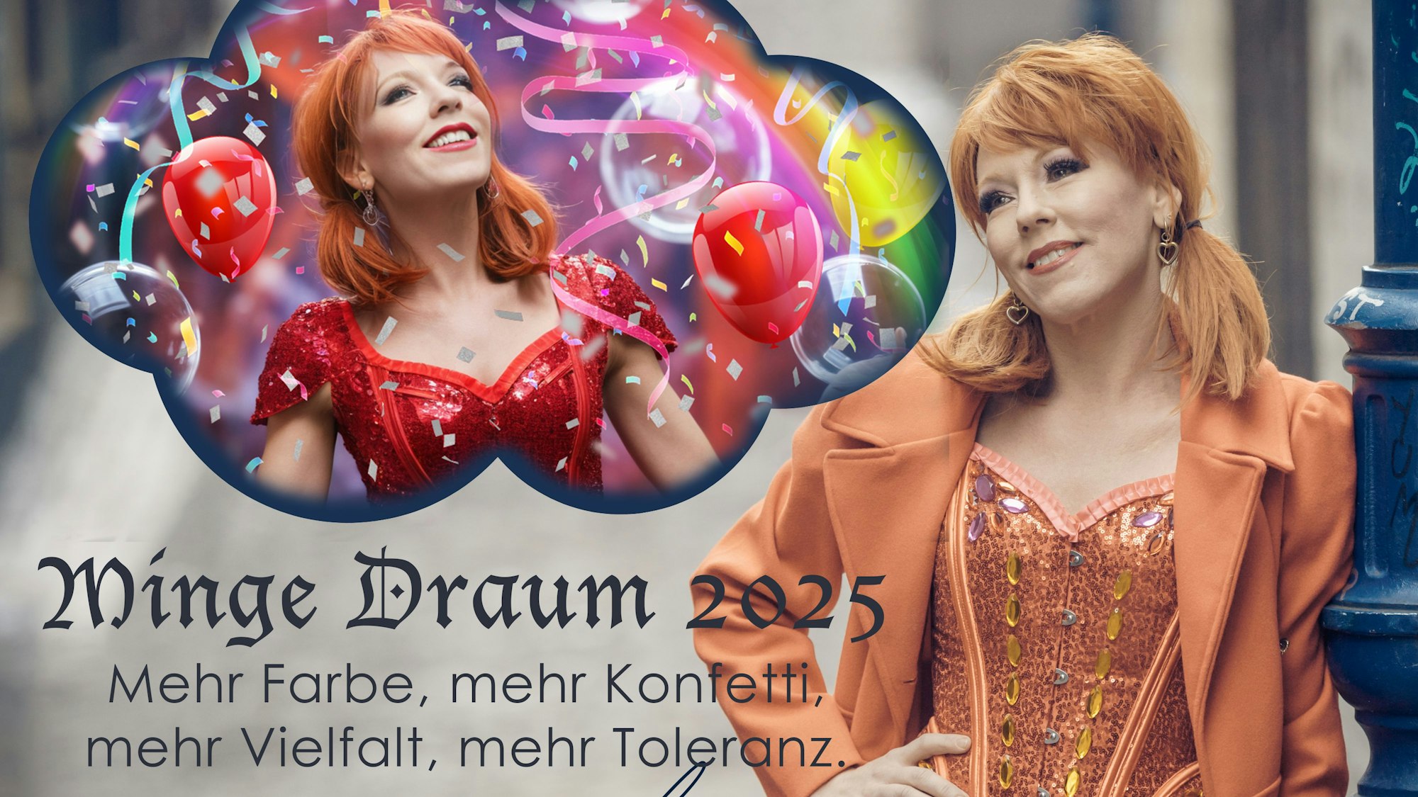 Mit den Bildern will man Tradition und Moderne verbinden.