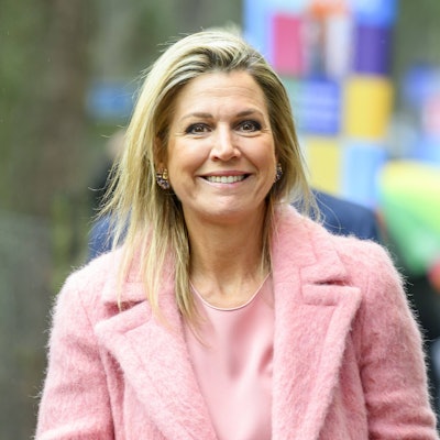 Königin Maxima bei ihrem Auftritt in Wekerom.