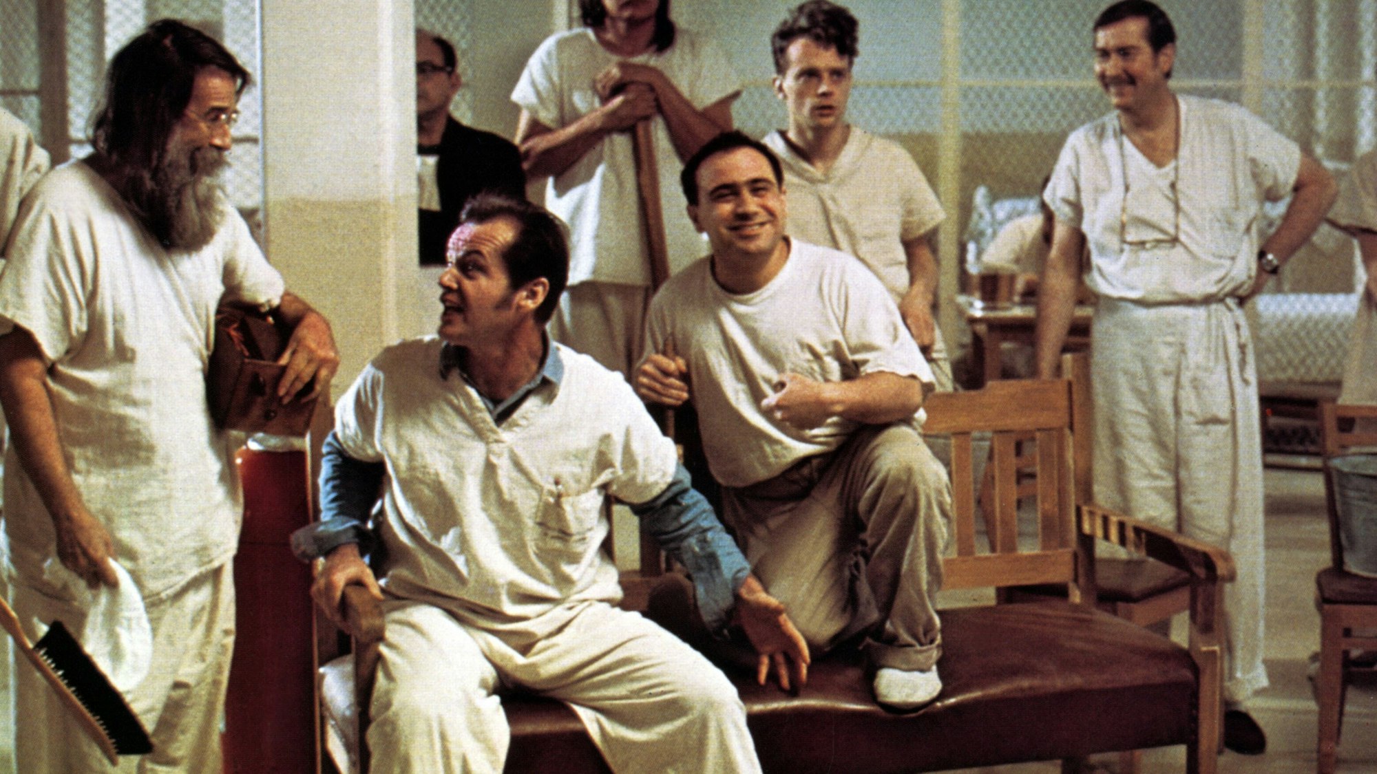 Jack Nicholson in „Einer flog über das Kuckucksnest“.