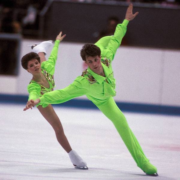 Evgenia Shishkova und Vadim Naumov beide GUS Eiskunstlauf OS Winter Olympische Winterspiele 1992.