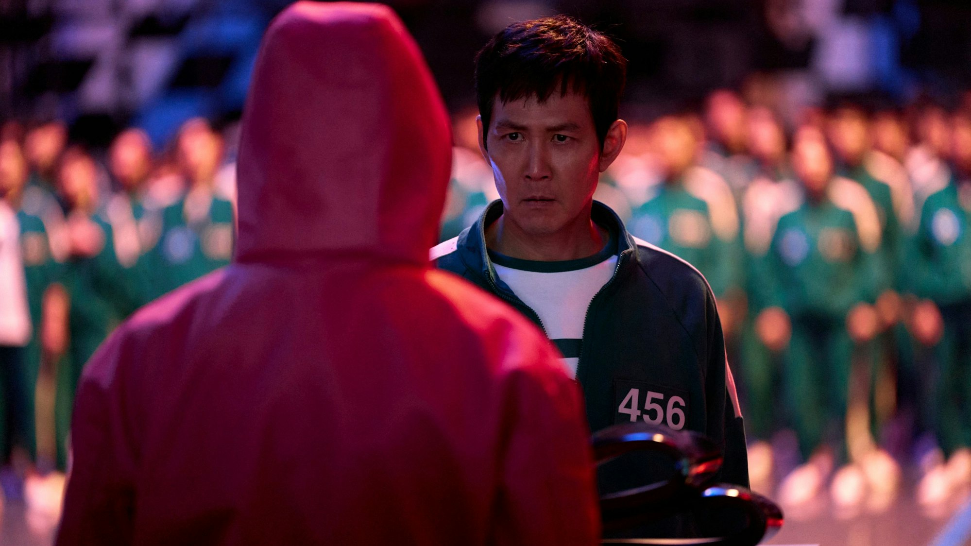 HANDOUT - 19.12.2024, Südkorea, ---: Lee Jung-jae als Seong Gi-hun will den "Squid Game"-Machern in Staffel 2 das Handwerk legen.