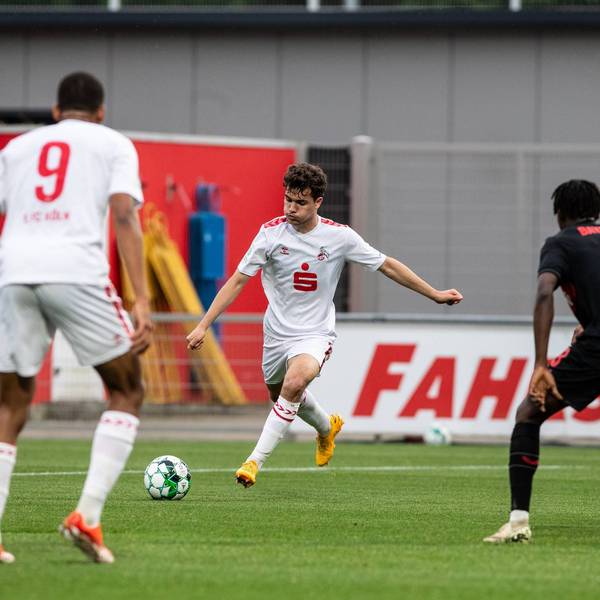 FVM-Pokal Finale A-Junioren 2024: Bayer 04 Leverkusen - 1.FC Köln 15.05.2024 Etienne Borie 1.FC Köln U19, 7 FVM-Pokal Finale A-Junioren 2024: Bayer 04 Leverkusen - 1.FC Köln Rasenplatz am Ulrich-Haberland-Stadion, Leverkusen 15.05.2024 *** FVM Cup Final A Juniors 2024 Bayer 04 Leverkusen 1 FC Köln 15 05 2024 Etienne Borie 1 FC Köln U19, 7 FVM Cup Final A Juniors 2024 Bayer 04 Leverkusen 1 FC Köln Pitch at Ulrich Haberland Stadium, Leverkusen 15 05 2024 Copyright: xBEAUTIFULxSPORTS/Buriakovx