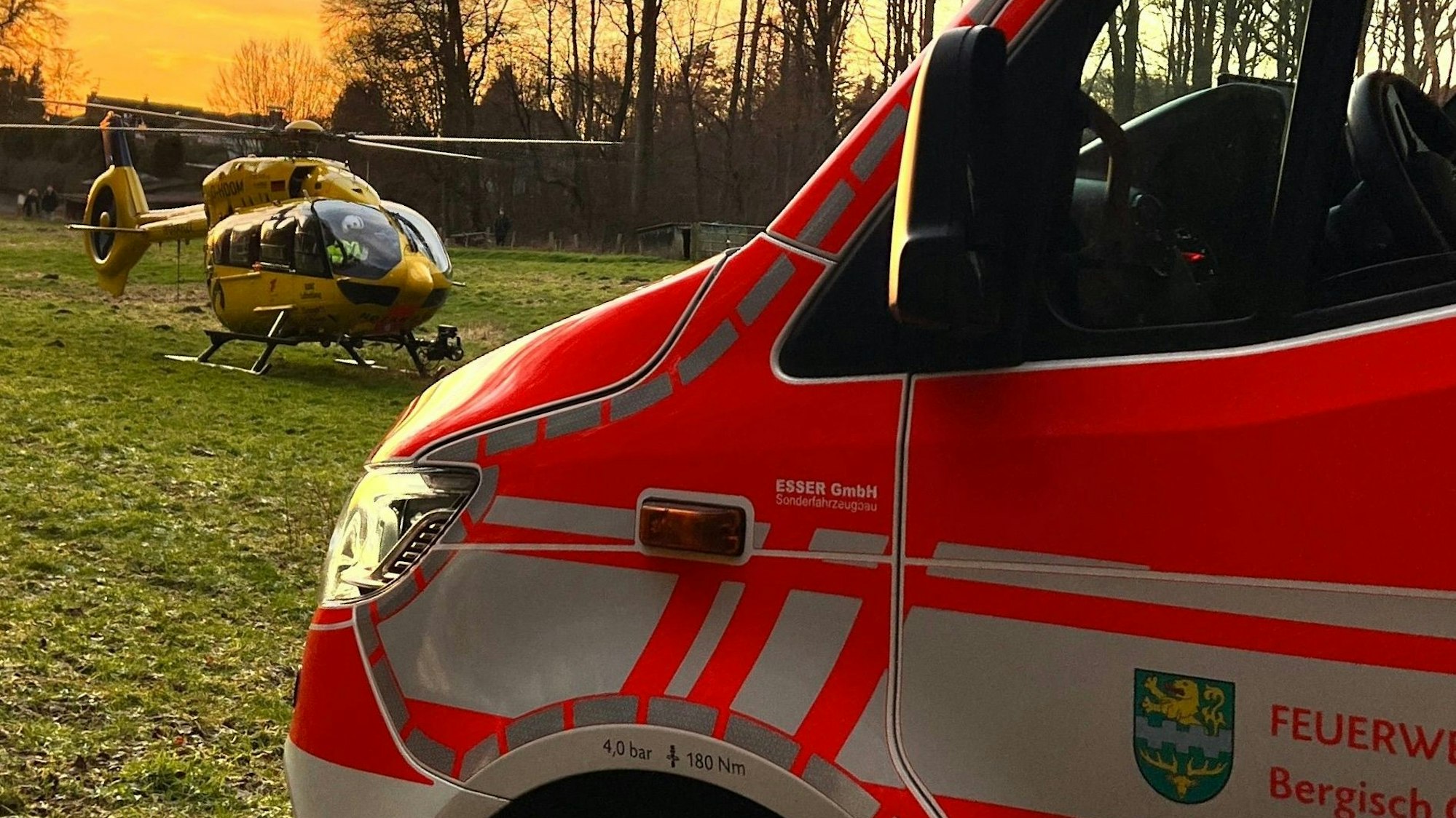 Christoph Rheinland nach der Landung in Nußbaum