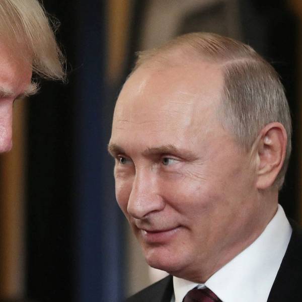 Donald Trump im Gespräch mit Wladimir Putin. (Archivbild)