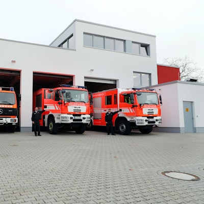 Das Foto zeigt das Feuerwehrhaus in Herkenrath
