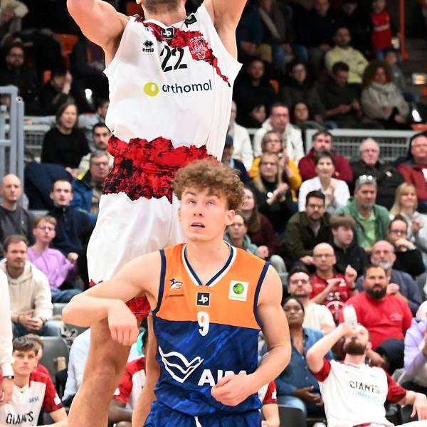 01.12.2024, Basketball-Bayer Giants - Rostock
Dennis Heinzmann (Bayer)
Foto: Uli Herhaus