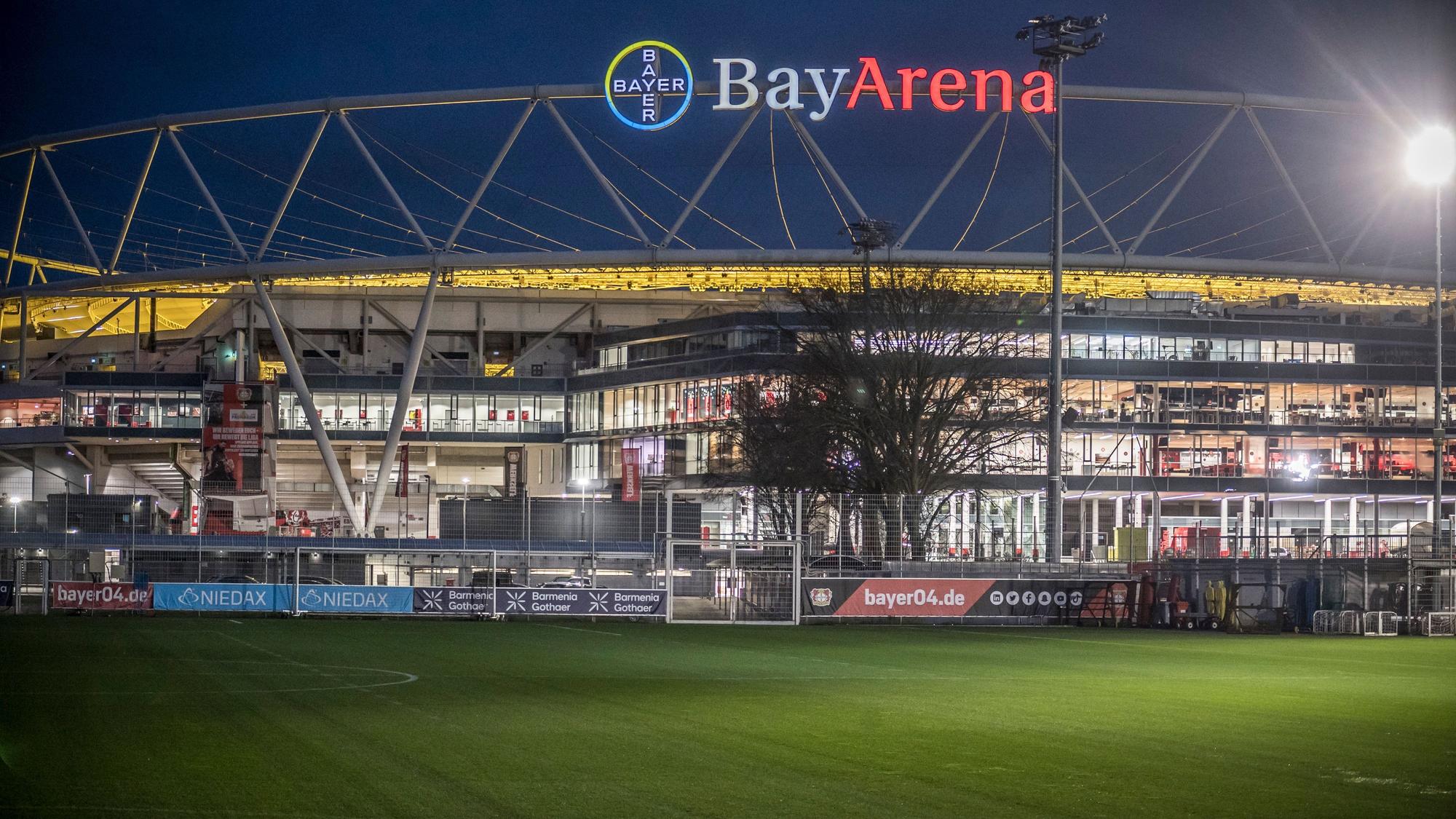 Die Bay-Arena in Leverkusen