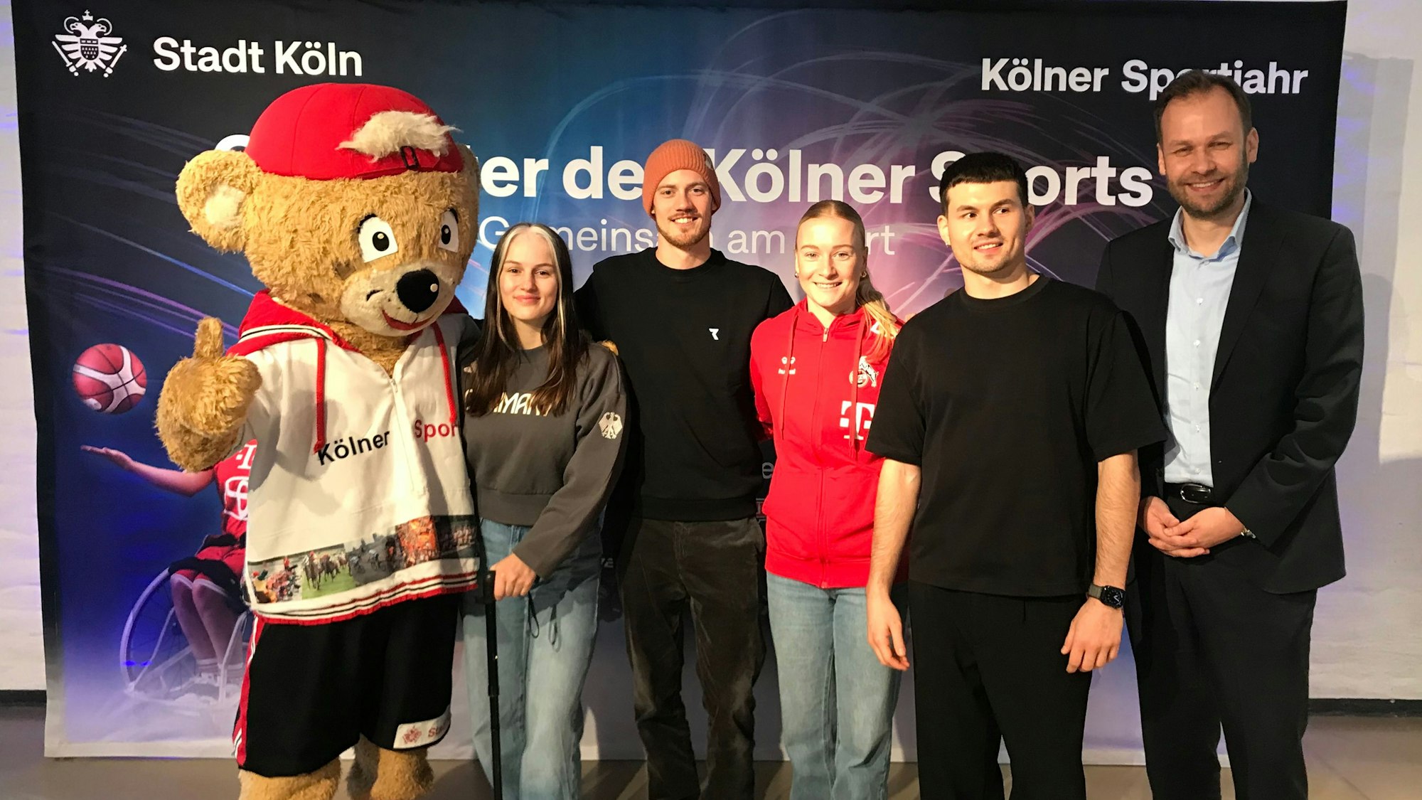Das Bild zeigt Gesichter des Kölner Sportjahres 2025.