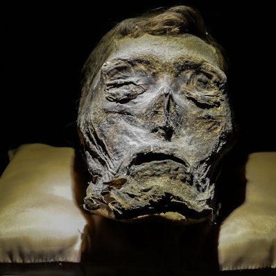 Eine der Mumien von Guanajuato in Mexiko, die 1833 aufgrund einer Choleraepidemie begraben wurden.