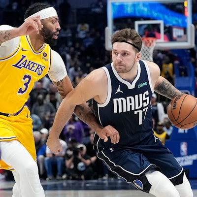Luka Doncic und Anthony Davis.
