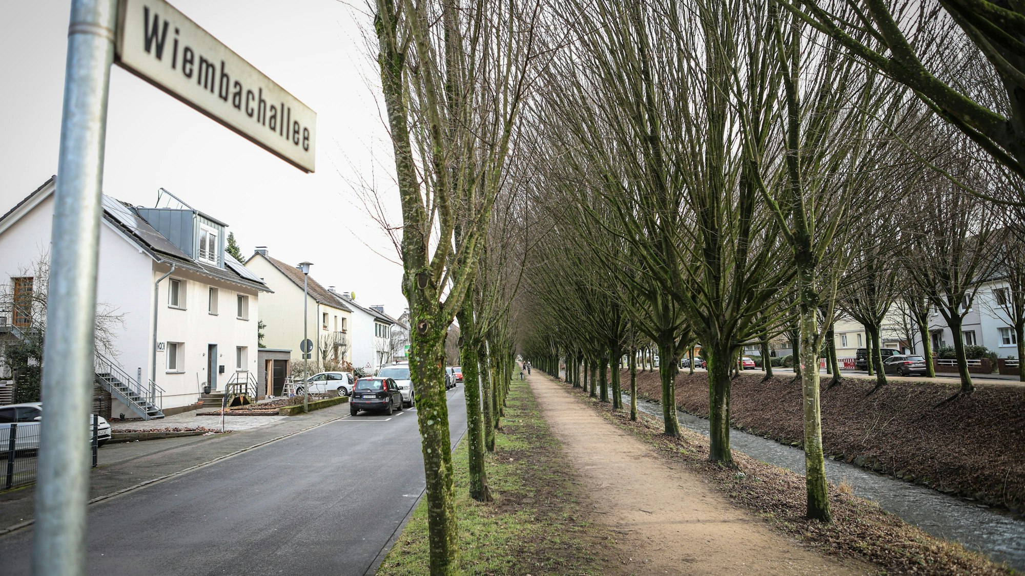 Die Wiembachallee in Opladen