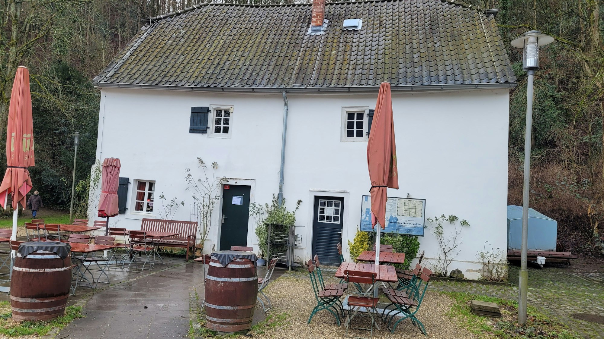 Das Foto zeigt das Museumscafé Alte Dombach