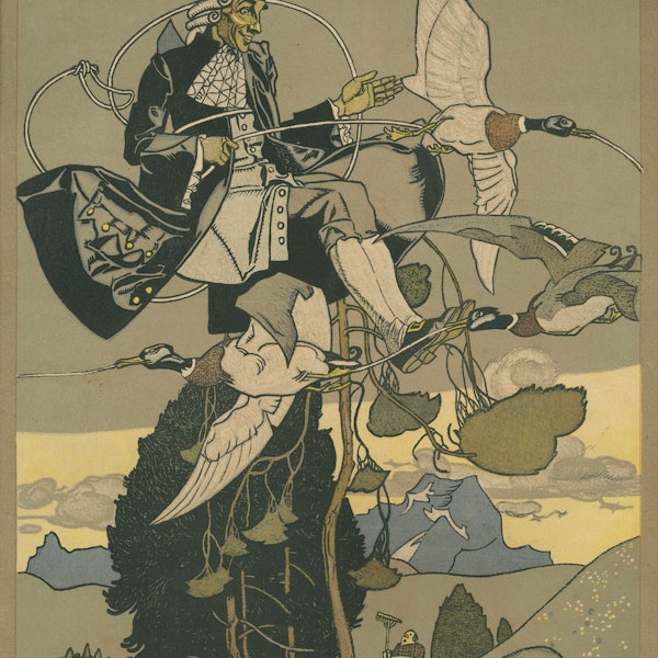 Franz Wacik stellt im Bilderbuchmuseum in Troisdorf seine Werke aus. Münchhausen