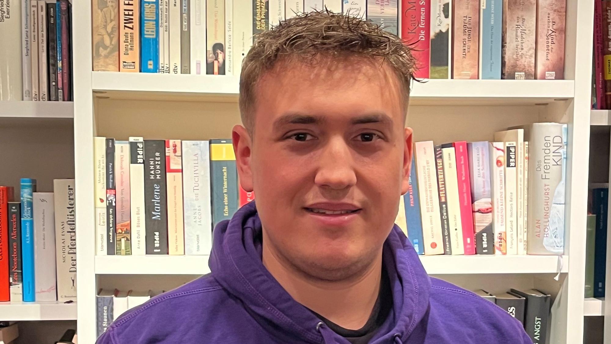 Fabio Centorbi, der Bundestagskandidat für die Partei Volt.
