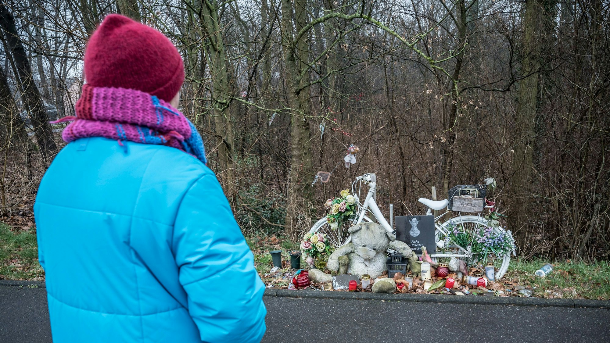 Die Unfallstelle ist nach wie vor ein Gedenkort.