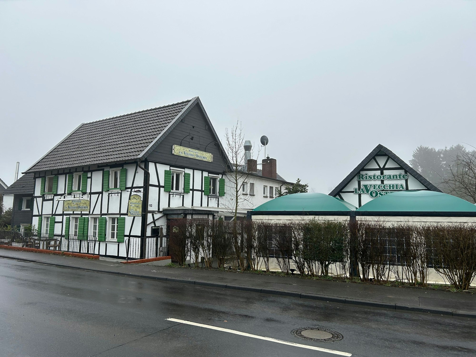 restaurant „La Vechia Osteria“ im Fachwerkhaus