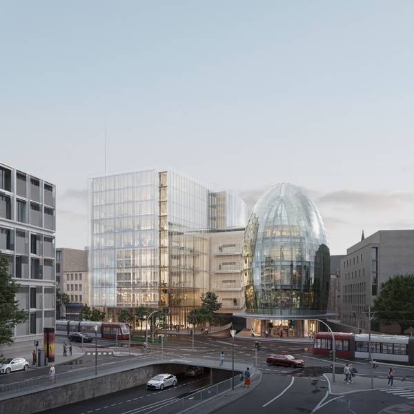So soll der Anbau an das Weltstadthaus aussehen.
