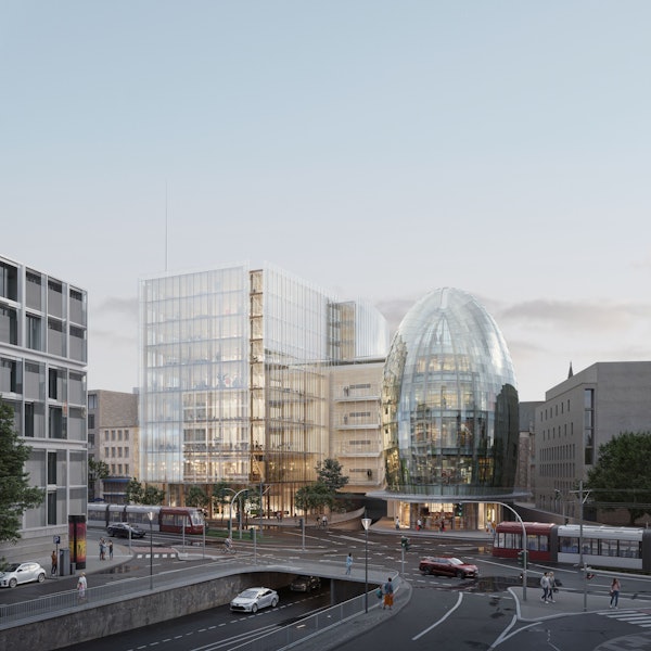 So soll der Anbau an das Weltstadthaus aussehen.