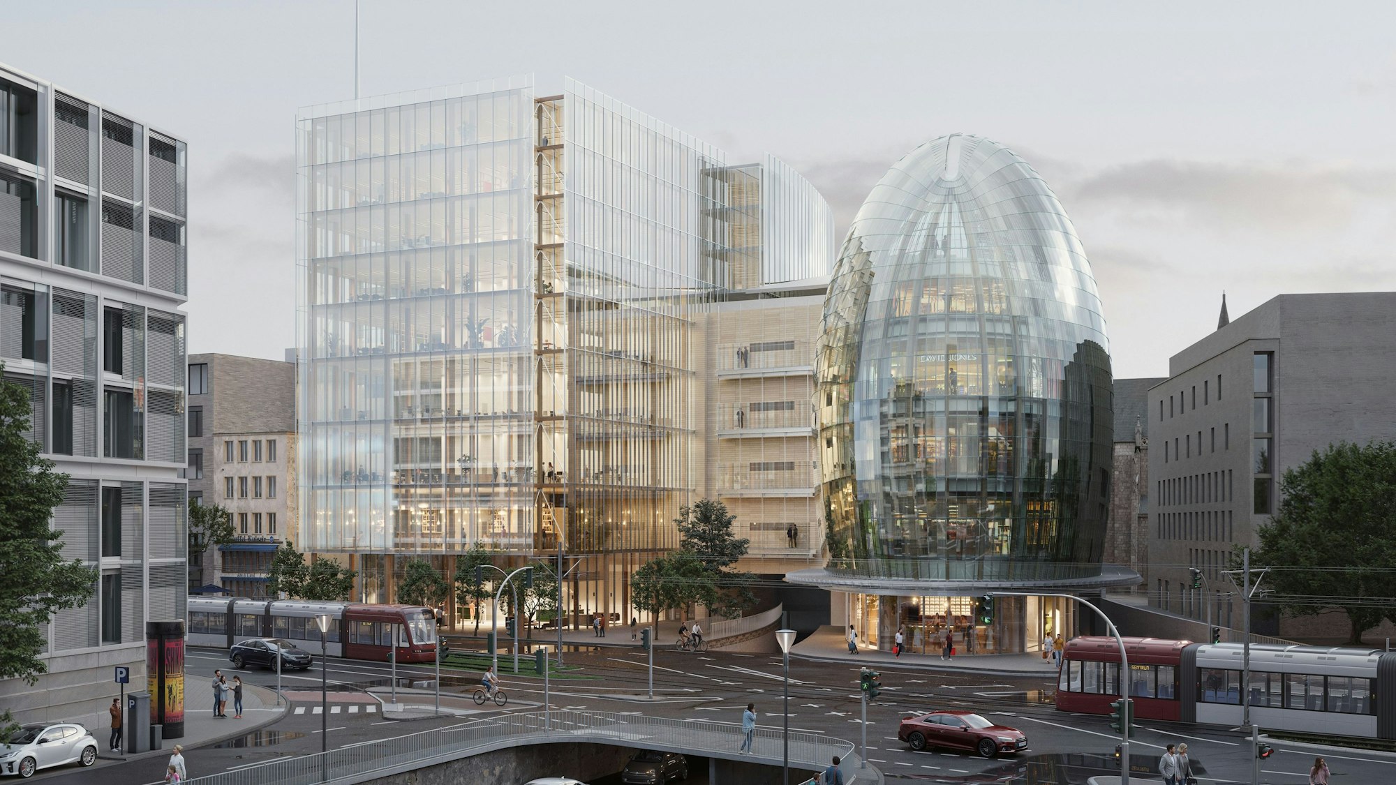 So soll der Anbau an das Weltstadthaus aussehen.