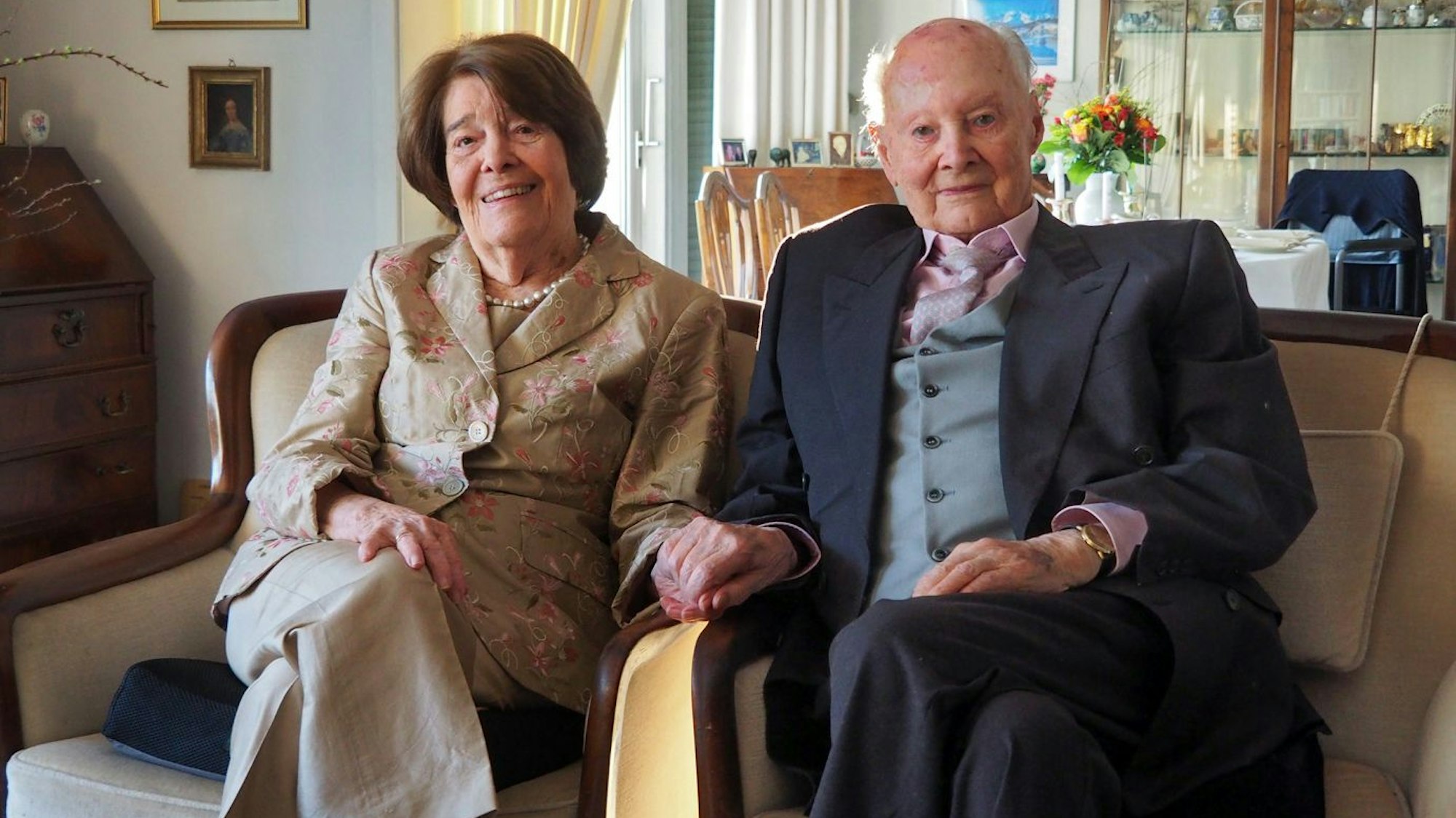 Ingrid und Jürgen Flügel feierten Anfang Februar ihr Gnadenhochzeit. Sie sind seit 70 Jahren miteinander verheiratet.