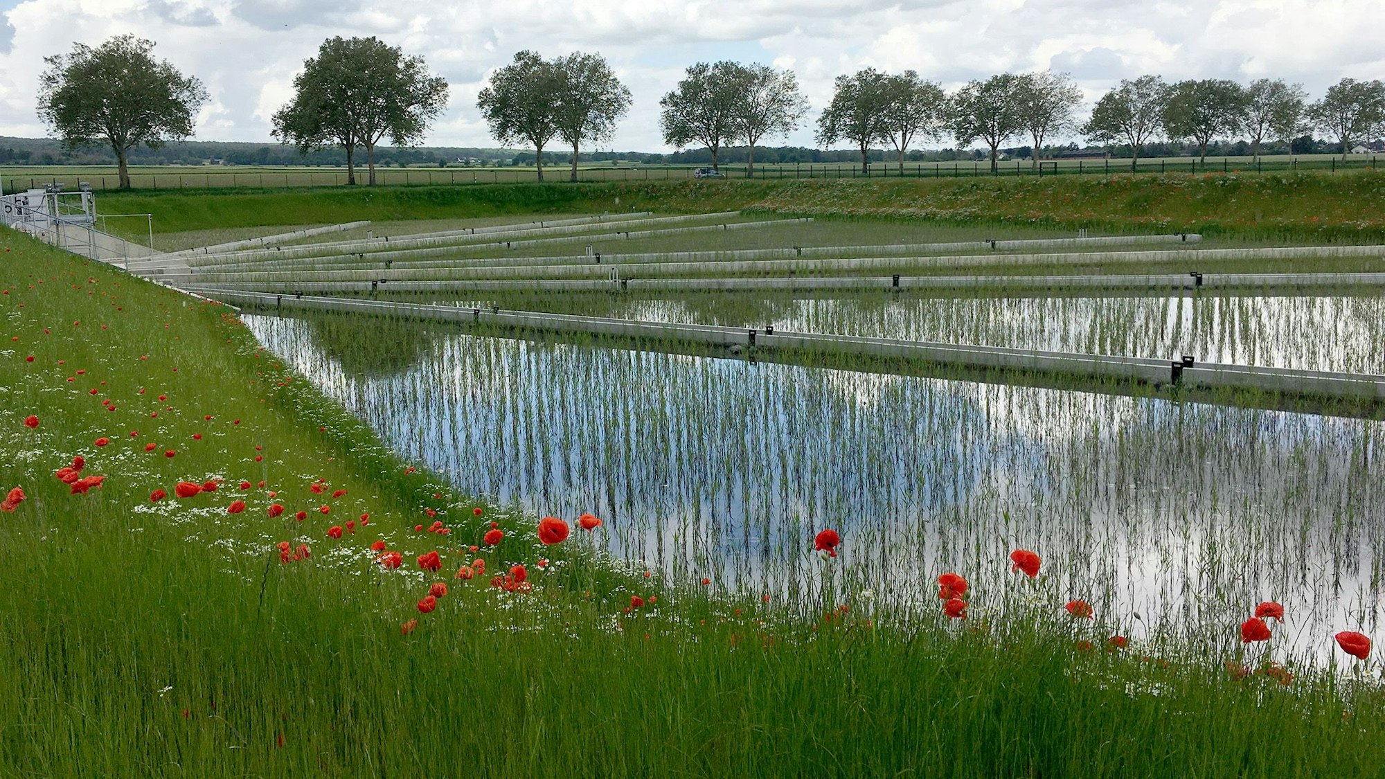 Zu sehen ist eine Kläranlage in Rheinbach.