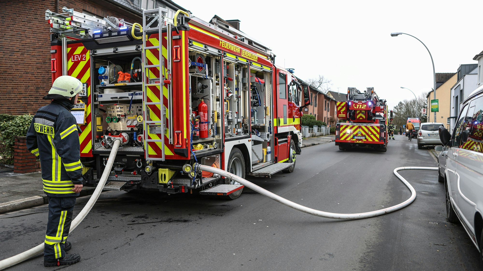 Kellerbrand in der Opladenerstraße