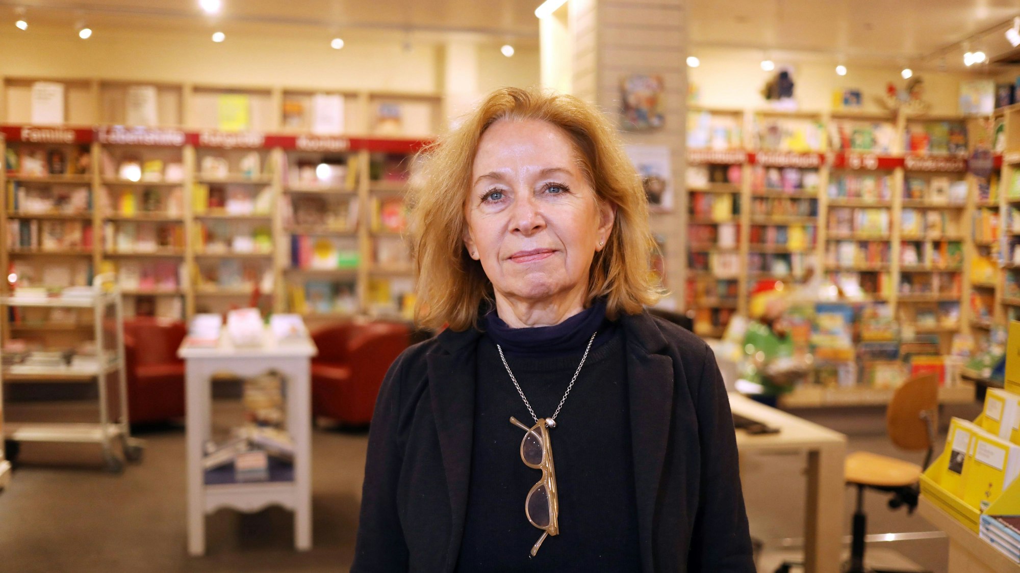 Christiane Blut gehört die Buchhandlung Blücherstraße in Nippes.