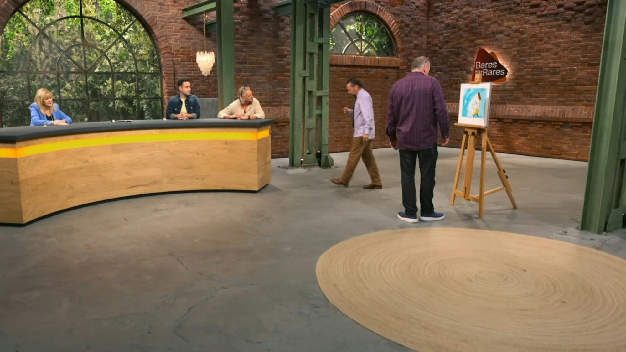 Händler Walter Lehnertz war begeistern und bekannte sich als absoluter Fan von Udo Lindenberg.