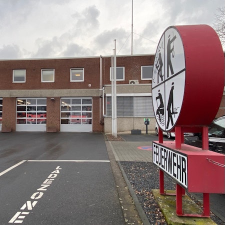 Das Foto zeigt die Feuerwache in Wesseling.