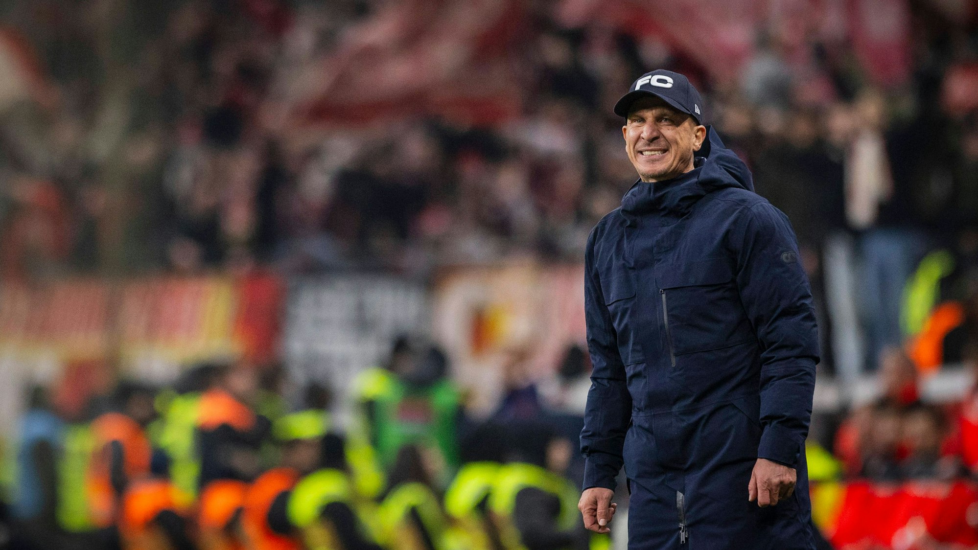 Trainer Gerhard Struber musste am Mittwoch in Leverkusen leiden – nun blickt er optimistisch auf das nächste Spiel gegen Schalke.