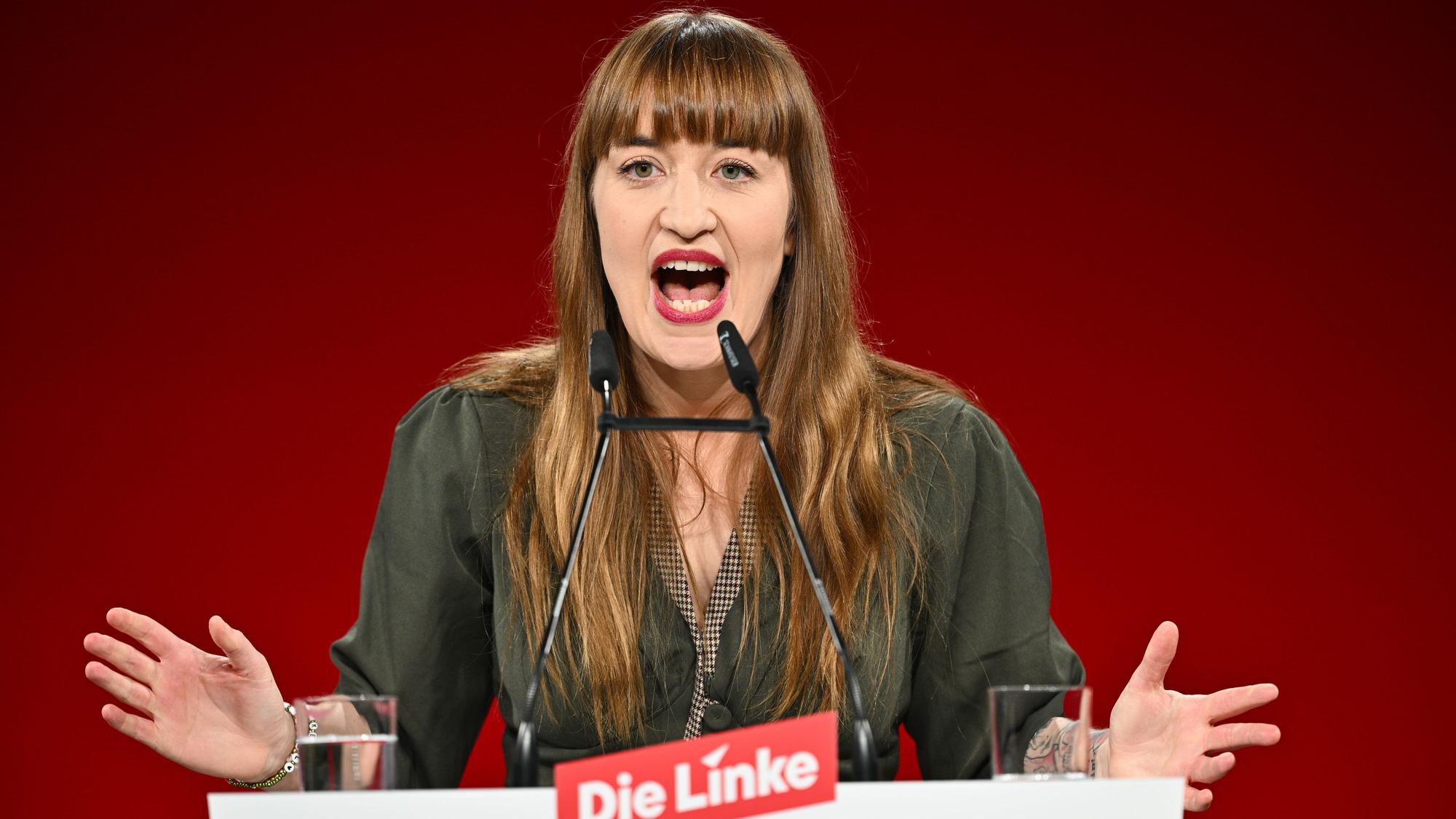 Heidi Reichinnek ist Spitzenkandidatin der Partei Die Linke zur Bundestagswahl.