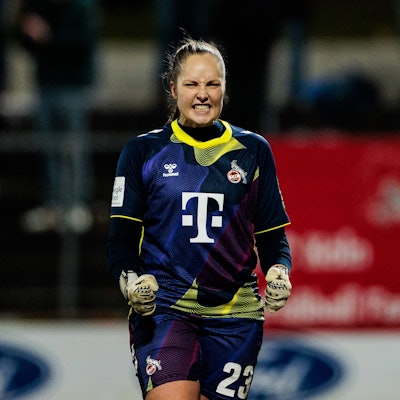 Google Pixel Frauen-Bundesliga, 1. FC Köln - VfL Wolfsburg 07.02.2025 Aurora Mikalsen 1. FC Köln, 23 jubelt Google Pixel Frauen-Bundesliga, 1. FC Köln - VfL Wolfsburg, Köln, Franz-Kremer-Stadion am 07.02.2025 DFB REGULATIONS PROHIBIT ANY USE OF PHOTOGRAPHS AS IMAGE SEQUENCES AND/OR QUASI-VIDEO. *** Google Pixel Frauen Bundesliga, 1 FC Köln VfL Wolfsburg 07 02 2025 Aurora Mikalsen 1 FC Köln, 23 cheers Google Pixel Frauen Bundesliga, 1 FC Köln VfL Wolfsburg, Köln, Franz Kremer Stadion am 07 02 2025 DFB REGULATIONS PROHIBIT ANY USE OF PHOTOGRAPHS AS IMAGE SEQUENCES AND OR QUASI VIDEO Copyright: xBEAUTIFULxSPORTS/Wunderlx