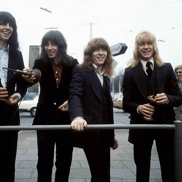 Die legendäre Glam-Rock-Band The Sweet im November 1971.