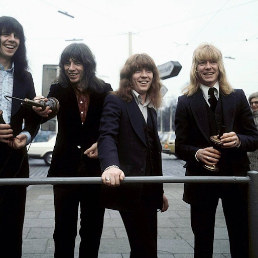 Die legendäre Glam-Rock-Band The Sweet im November 1971.