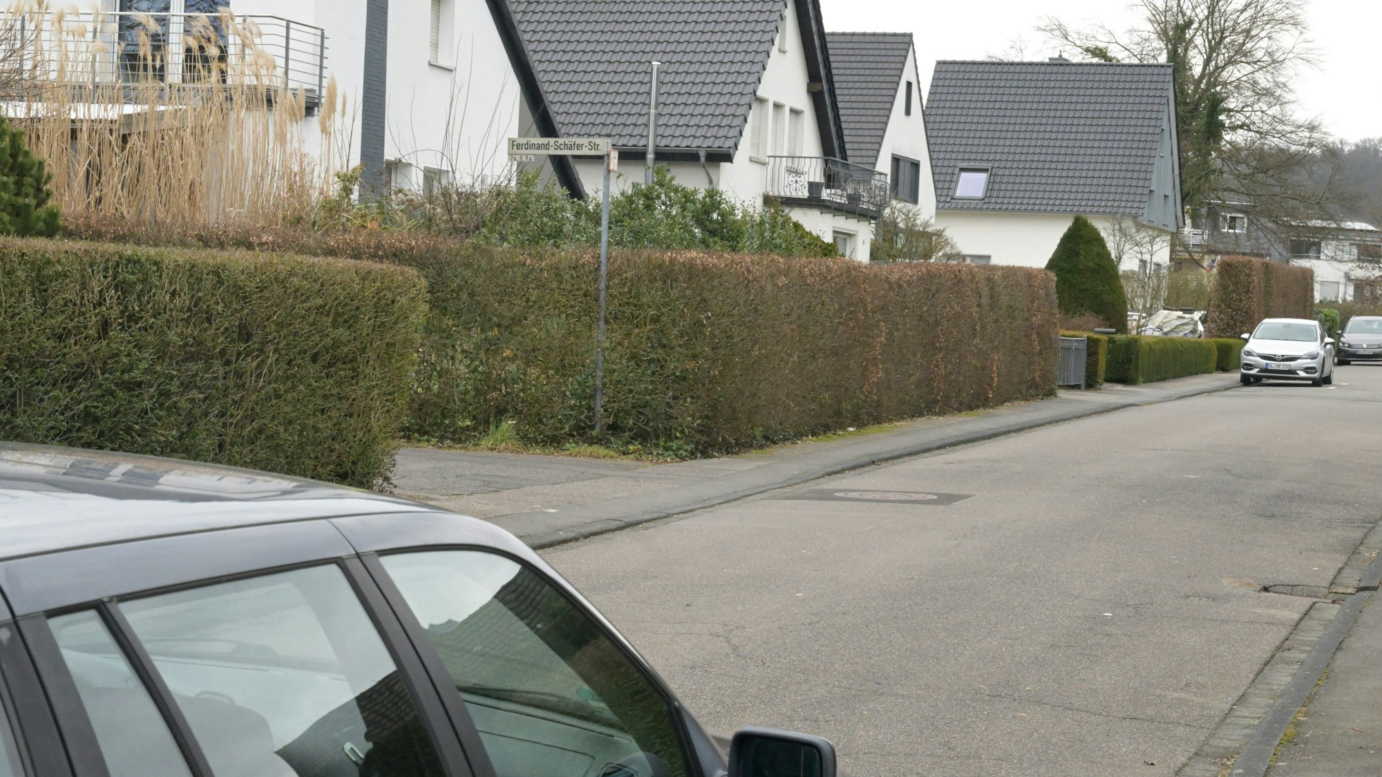 Odenthal Ferdinand Schäfer Straße Müllwagen kann schlecht einbiegen