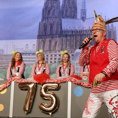 Jürgen Hauke bei der Jubiläumssitzung der Kajuja.